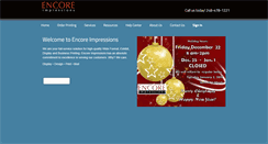 Desktop Screenshot of encoreimpressions.com